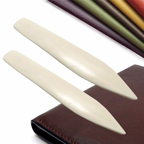 

new leather craft tools bone folder for leather scoring folding creasing paper home handmade accessories, Black