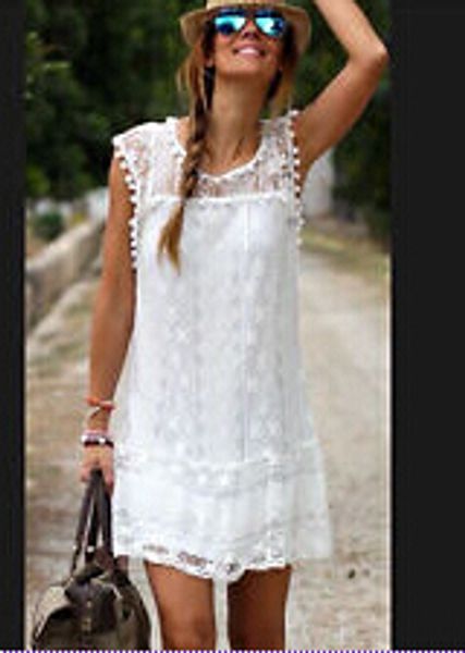 

sought-after women celeb lace party evening summer ladies dress shorts mini dress white, Black;gray