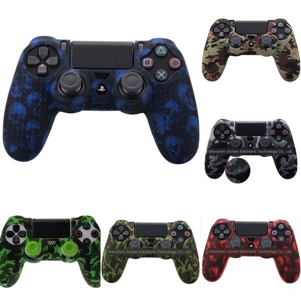 

yymcz anti cover silicone protective skin case for grip 4 ps4 ds4 pro slim controller cover analog dualshock case slip