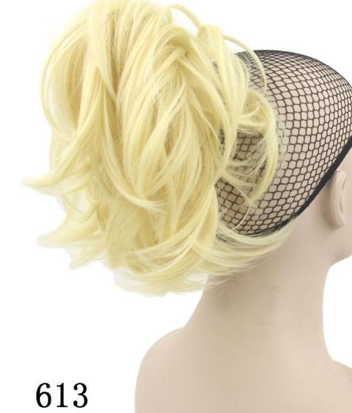 

034 Синтетический Хвост Длинные Прямые Волосы 16" / 22" Клип Хвост Наращивание Волос Б