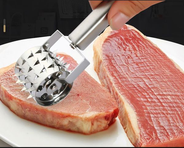 

stainless steel steak apparatus beef needle tender meat organ pork chop hammer tool