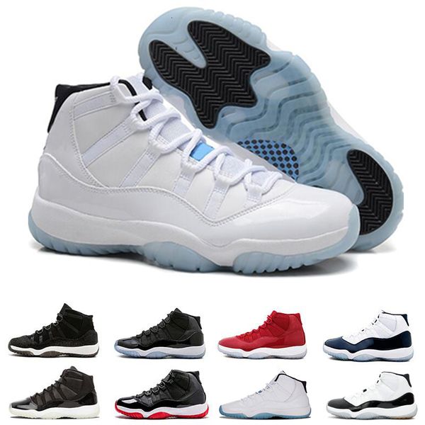 

wholesale tennis 11 11s prom night basketball shoes for men women cap and gown bred concord gym red midnight navy sneakers drop shipping