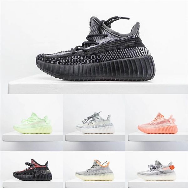 

2020 детские kid clay v2 кроссовки kanye west blakc статическая 3m reflective zebra белуга 2,0 boy девушки спортивные sneakersf4fa ## 873