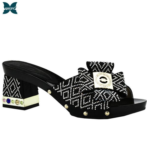

2019 black color italian design shoes and bag set shoe with matching bag nigerian shoe and matching women set