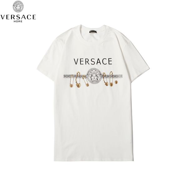 

мужские футболки конструктора тавро тройники дышащего свободные шорты рукав letter printed gold роскошная женщины футболка лето shirts1, White;black