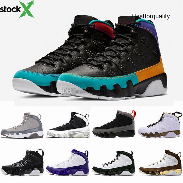 

dream 2020 it do it unc 9 ix 9s mens jordon basketball shoes la oreo university blue bred space jam men sports sneakers 41-47