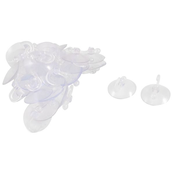 

pvc plastic towel suction cup hook 30mm dia 30 pcs