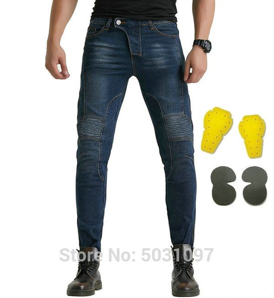 

men's motorcycle riding pants blue jeans motorbikers knight daily cycling protective leisure trousers hidden protectors pants, Black;blue