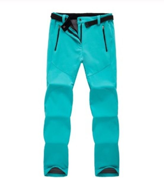

outdoor winter ski pants women solft shell pants plus size waterproof snow thicken fleece hiking pant snowboard trousers