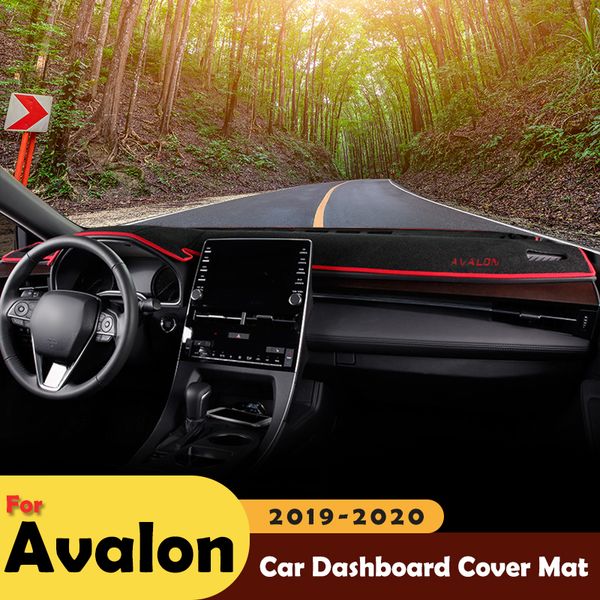 

car dashboard avoid light pad instrument platform desk cover mats carpets for avalon 2019 2020 accessories