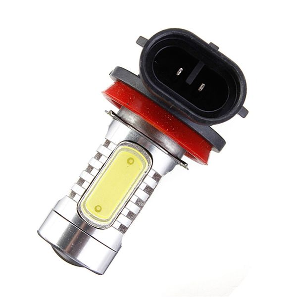 

h11 7.5w high power cob led bulb car auto light source projector driving fog headlight lamp white dc12v