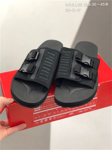 

2020 wilo lux sandal for men women nylon buckles slippers outdoors casual fashion beach slipper sports sandal size 36-45, Black