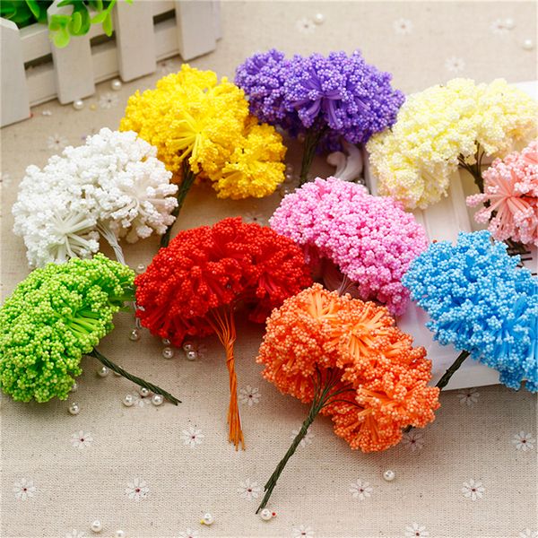 Acheter Mini Artificielle En Mousse étoiles Bouquet De Fleurs Pour La Saint Valentin Cadeau Danniversaire De Mariage Voiture Party Decoratio Fleurs