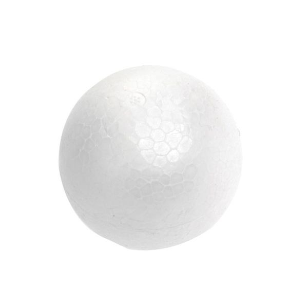 

12cm christmas decoration modelling craft polystyrene foam ball sphere (white