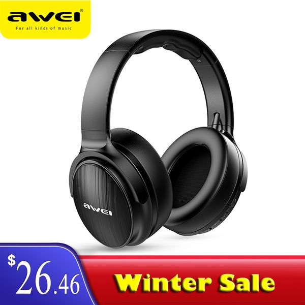

awei a780bl wireless headphone bluetooth 5.0 earphone with microphone deep bass gaming headset support tf card for iphone xiaomi