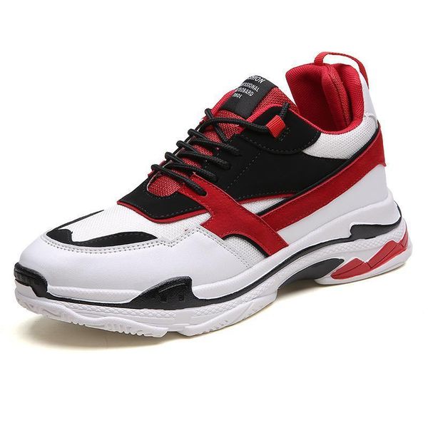 

fashionable and recreational tide male shoe winter white shoe han version fashionable slipper student is recreational, Black