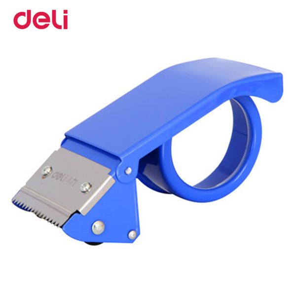 

deli simple transparent adhesive tape dispenser office desksupplies tape holder cutter large width size 60 mm