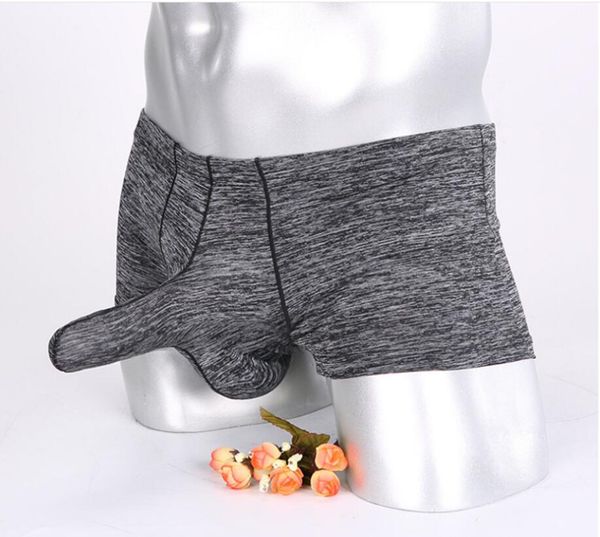 

мужское нижнее белье жаккард штаны elephant nose t-стринги ˙u выпуклые мужская длинные bulge мешочек boxer трусы слон магистральные мешочке, Black;white