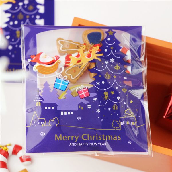 

christmas stocking printed cello basket bag cellophane bag