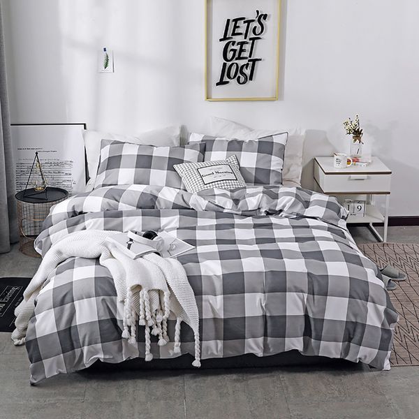 

lychee printed bedding set polyester duvet cover set 2-3pcs home textile family bed sets