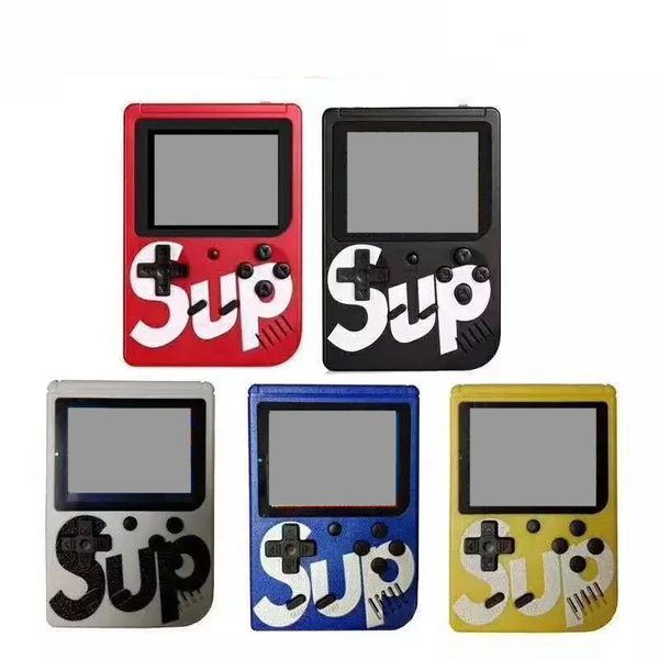 

mini sup game box 400 games retro portable handheld game console 3.0 inch kids game players with battery support tv out video games
