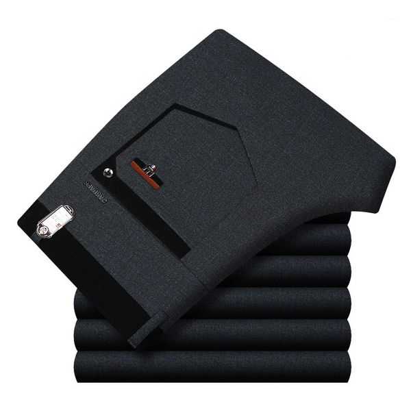 

tang 2019 big size classic trousers male mens suit pants summer men dress pants straight business office mens formal pants, White;black