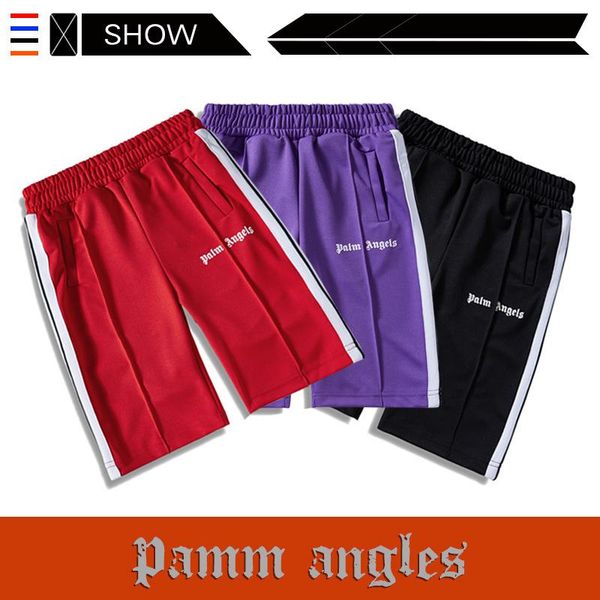 

The European and American Popular Logo PALM ANGELS Shorts The Same Style Men and Women Casual Beach Shorts