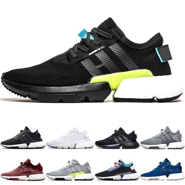 

designer p.o.d-s3.1 system men women sport running shoes triple black white blue pod s3.1 tennis trainers sneakers size 36-47