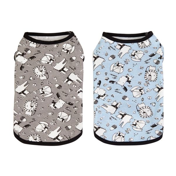 

cute cartoon dog vest puppy cat t shirt sleeveless puppy clothing dogs clothes for chihuahua teddy yorkie t shirts clothing