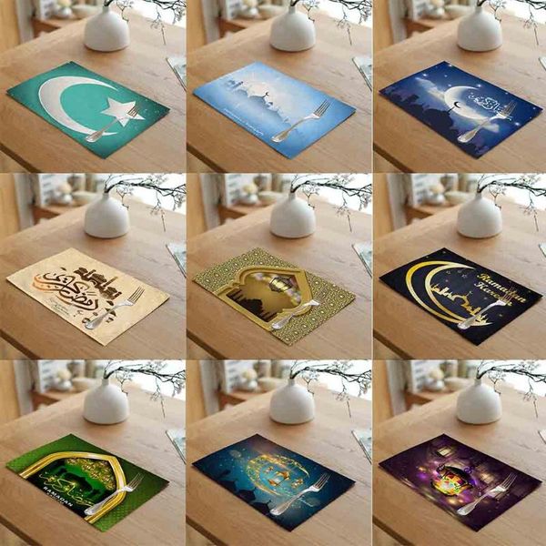 

mats & pads 20pcs muslim ramadan napkin arabic lamp printing facial tissue eid mubarak decor paper islam festive party supplies#25