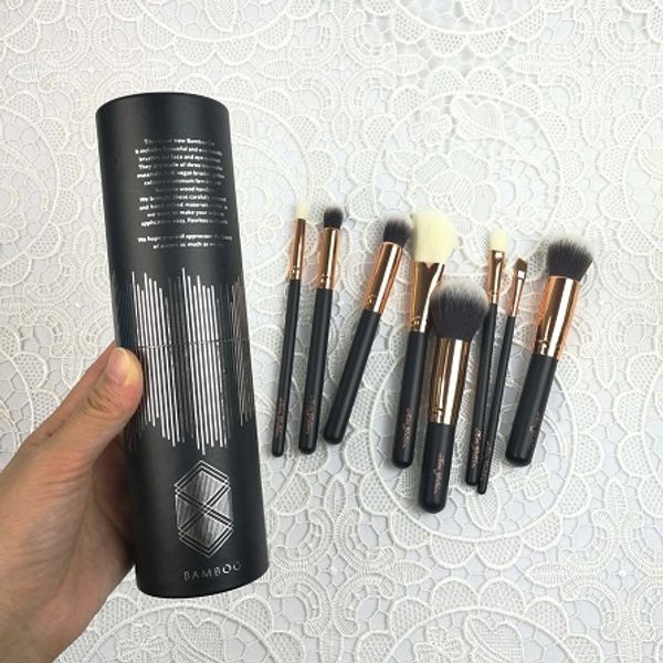 

brand new makeup brushes 8 pieces makeup brush set professional 2 colors fibre drum epacket gift