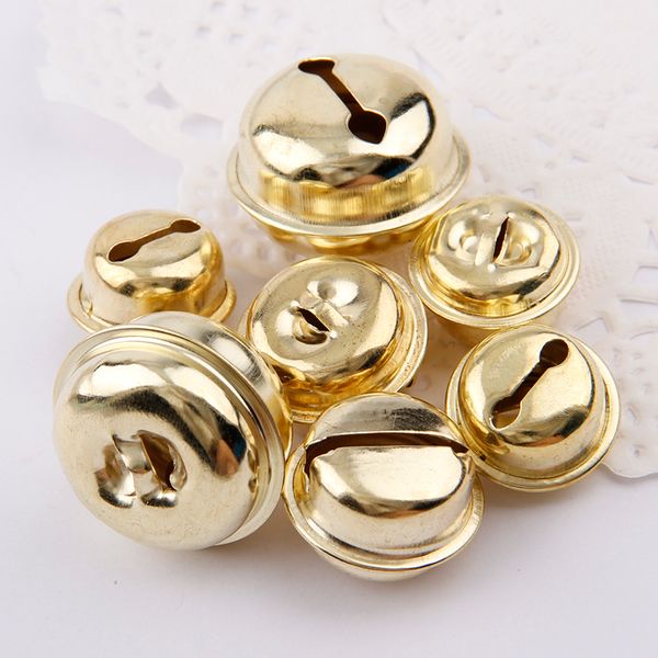 

new 10pc 18mm colored gold bells pendants hanging christmas tree ornaments christmas decorations diy crafts accessories