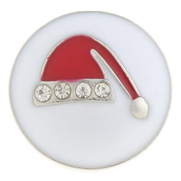 

5pcs snap jewelry christmas tree rhinestone 18mm metal snap beads charm styles fit necklace bracelet for gifts, Golden;silver