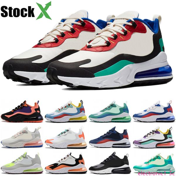 

og react running shoes bauhaus hyper jade optical geometric art summit white blue void mens womens shoes trainers designer sneakers, Black;green