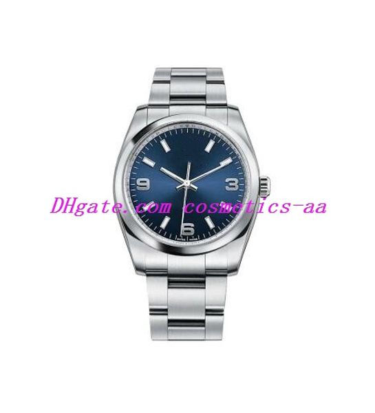 

luxury watch 3 style perpetual 114200 214270 ss automatic 36mm men's watch new fashion wristwatch, Slivery;brown