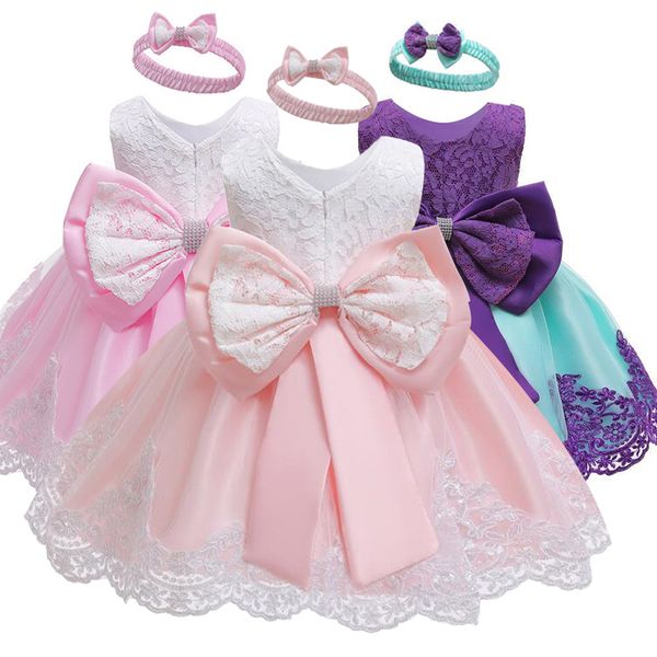 

летнее платье для детей цветок девочки платья партии свадебное платье принцессы elegent vestidos 2 4 6 8 10 12 лет y200102, Red;yellow