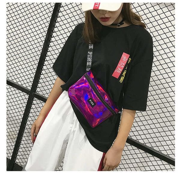 New Arrival Laser Translucent Waist Bags