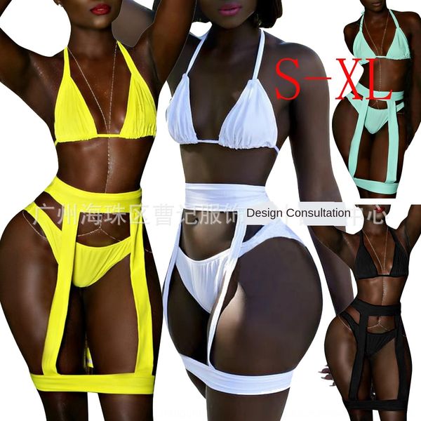 

esc9l elon3 one-piece two dressing styles split deparit1254 elon3 one-piece two bikini swimsuit dressing styles bikini split swimsui, White;black