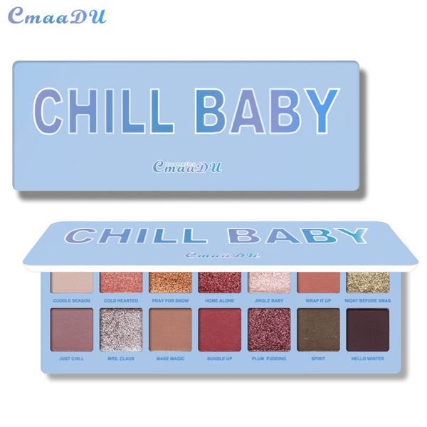 

14 color shining matte eyeshadow waterproof smoky eye shadow palette 88