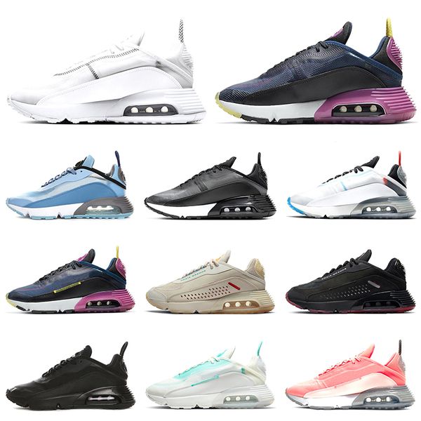 

2090 men women running shoes black grape praia grande white black mens trainer sports sneakers size 36-45