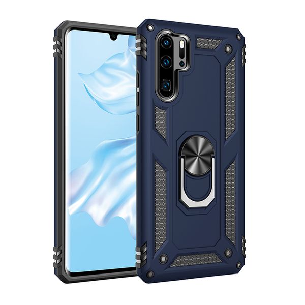 

shockproof armor kickstand case for huawei p20 p30 lite nove 4e p smart y6 y7 prime pro 2019 magnetic ring holder anti-fall case