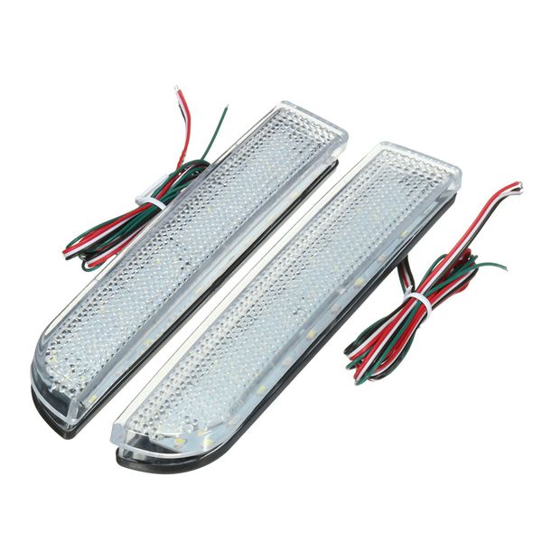

1 pair 30led rear bumper reflector tail brake srunning light for mitsubishi lancer m8617