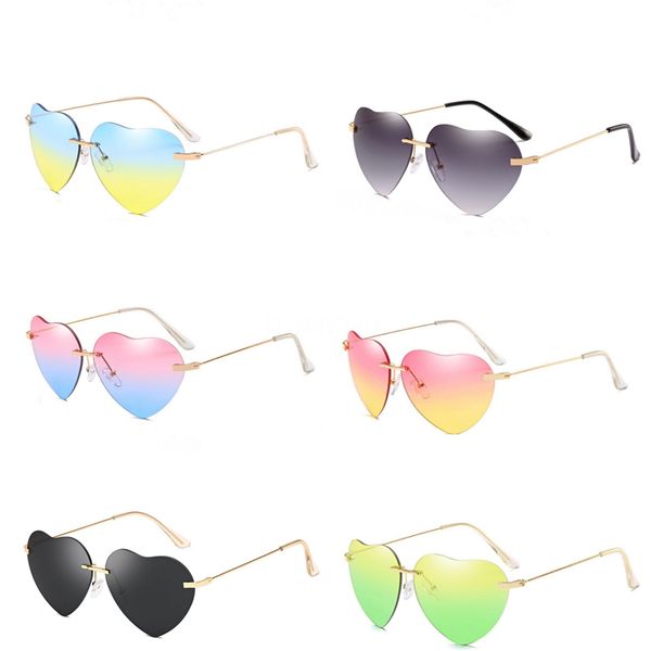 

men black square heart-shaped sunglasee gold black frame w brown to clear lens fashion heart-shaped sunglasee new with box #15183, White;black