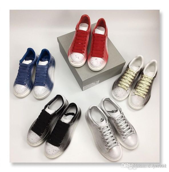 

2019 дизайнер вскользь ботинки мужских качеств кроссовок бренд мужчин женщины мода кожа увеличение негабаритных платформы, Black