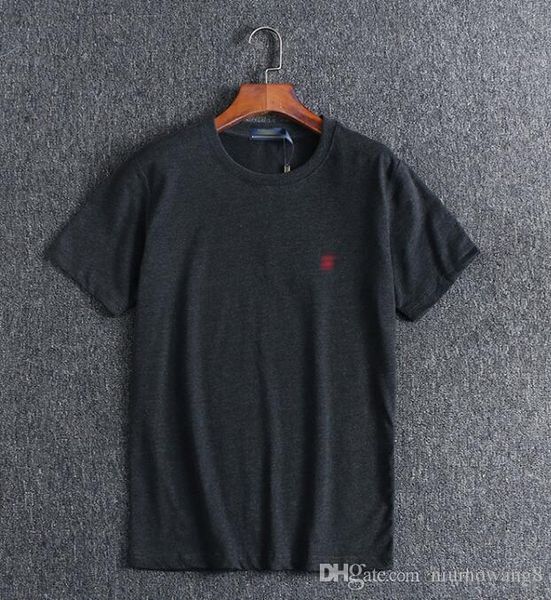 

brand small horse standard t-shirt 19sspolo brand small horse standard casual simple round neck luxury ssbrand designer fashion high quality, White;black