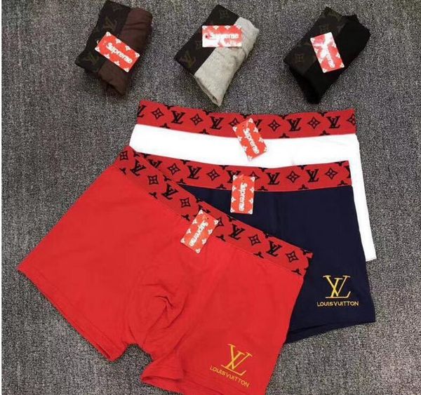 

1120boxers хлопок дышащего боксер шорты трусы tight талия underpants мужских боксеры конструктора боксеры мужского underwears дизайнер oppuj, Black;white