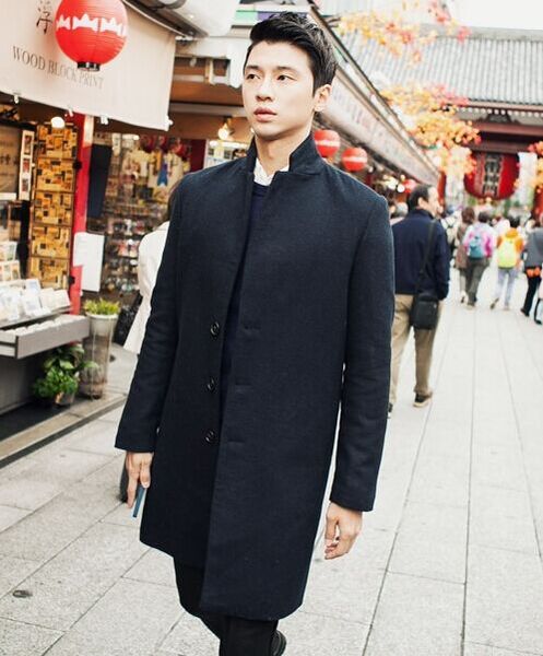 

2016 new arrival wool coat men's medium-long outerwear blazer fashion plus size s-3xl 4xl 5xl 6xl 7xl 8xl 9xl 10xl, Black