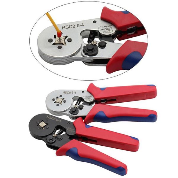 

yalku crimping tools pliers electrical tubular terminals box mini clamp 0.25-10mm^2 tools sets y200321