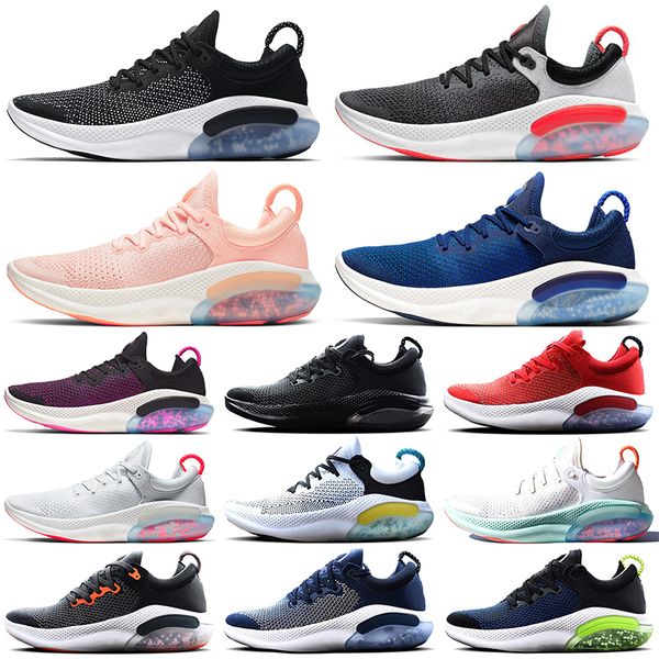 

2020 joyride run granules cushion running shoes bleached coral blue black red racer for men women trainer sport sneakers 36-45