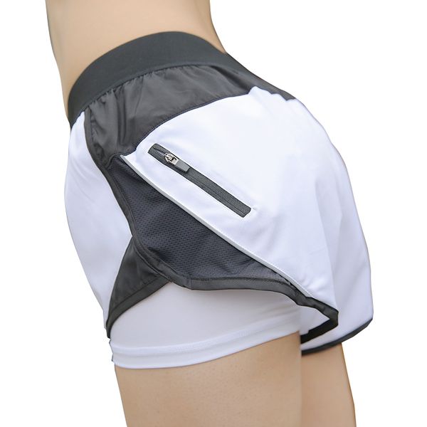 

sport shorts women fitness clothes summer workout running yoga shorts for ladies short pants sports wear for women, White;red